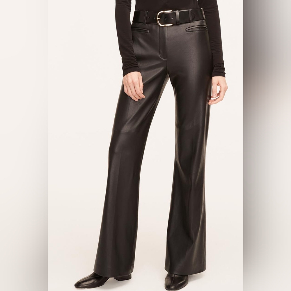 Rebecca Taylor Vegan Leather Trousers